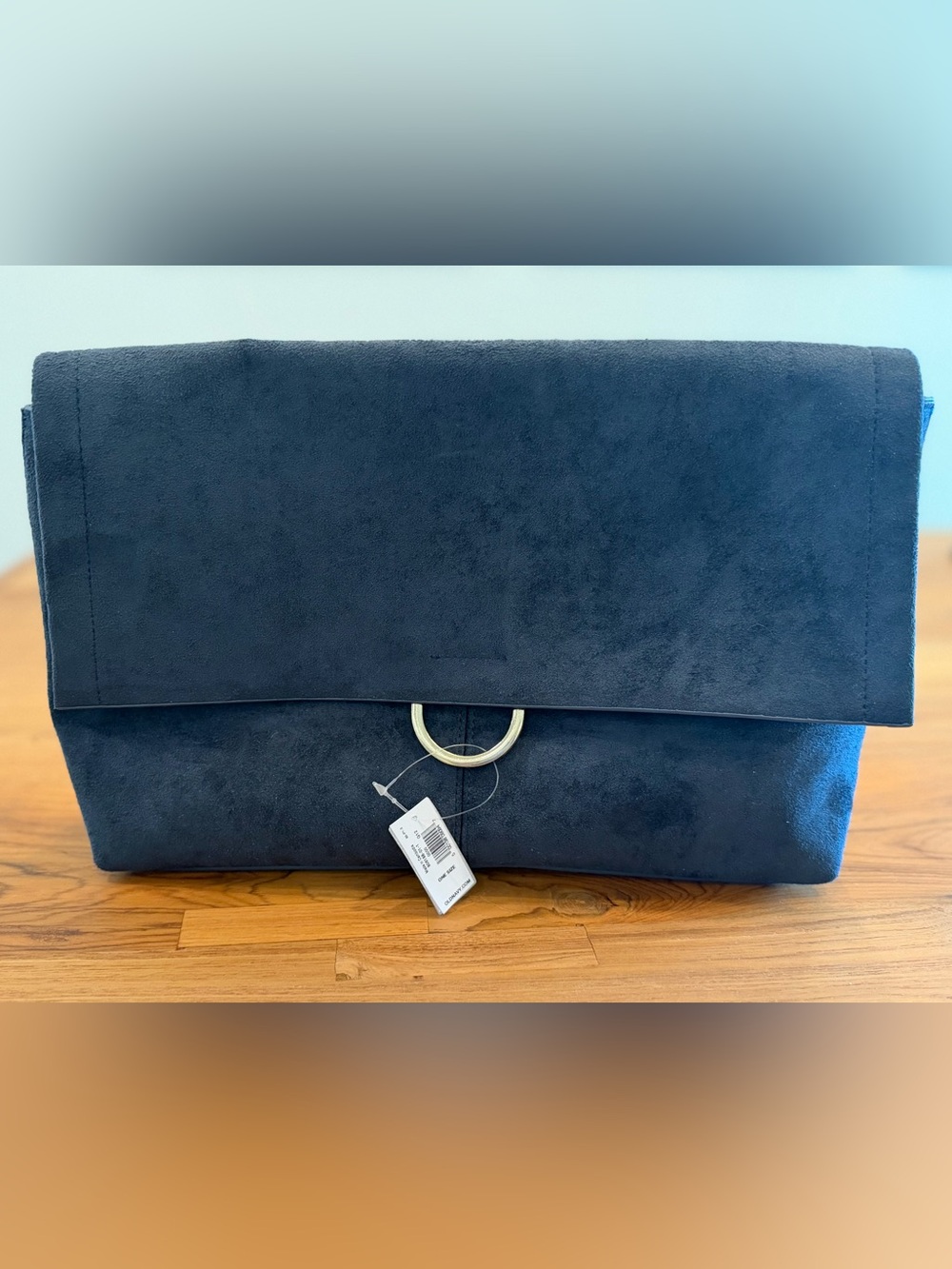 NWT: Navy Oversized Clutch